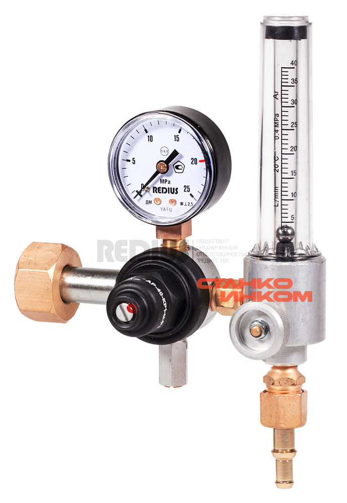 Redius АР-40-КР1-м-Р1 Аргоновый регулятор расхода газа Redius АР-40-КР1-м-Р1 Аргоновый регулятор расхода газа — Станкоинком