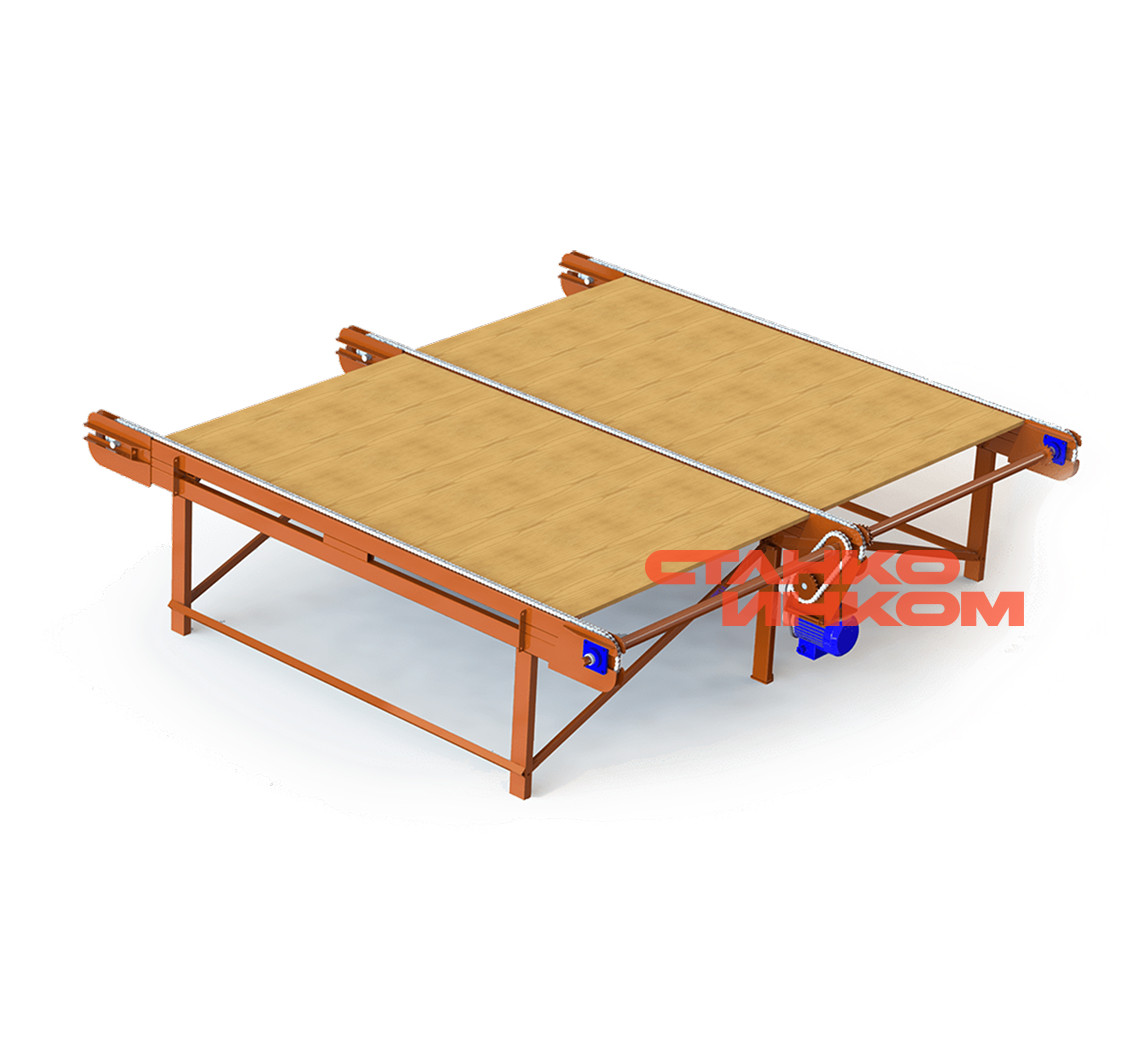 Транспортер поперечный, цепной Транспортер поперечный, цепной