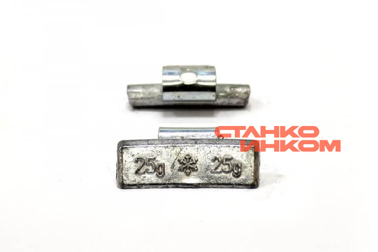 25гр Груз балансировочный Pb (литой диск), коробка 100шт — Станкоинком