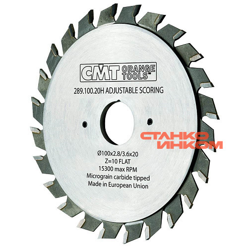 Диск пильный 120x20x2,8-3,6/ 12° FLAT Z=12+12 CMT 289.120.24H