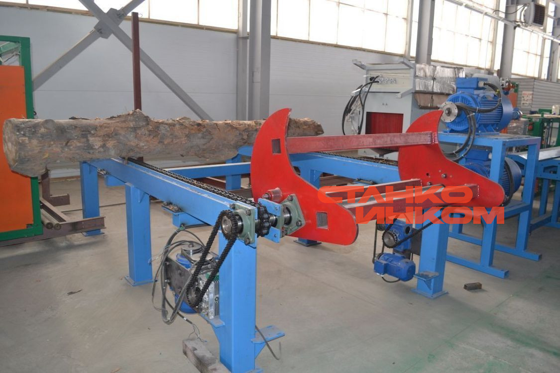 Станок дисковый двухвальный бревнопильный Алтай-СБЦ-480