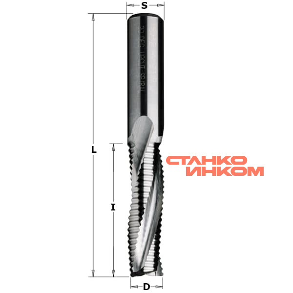 Серия 195 z3r спиральные фрезы со стружколомом верхний рез Серия 195 z3r спиральные фрезы со стружколомом верхний рез