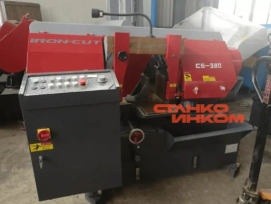 Консольный полуавтомат ленточнопильный станок IRON-CUT CS-380 (GW4038)