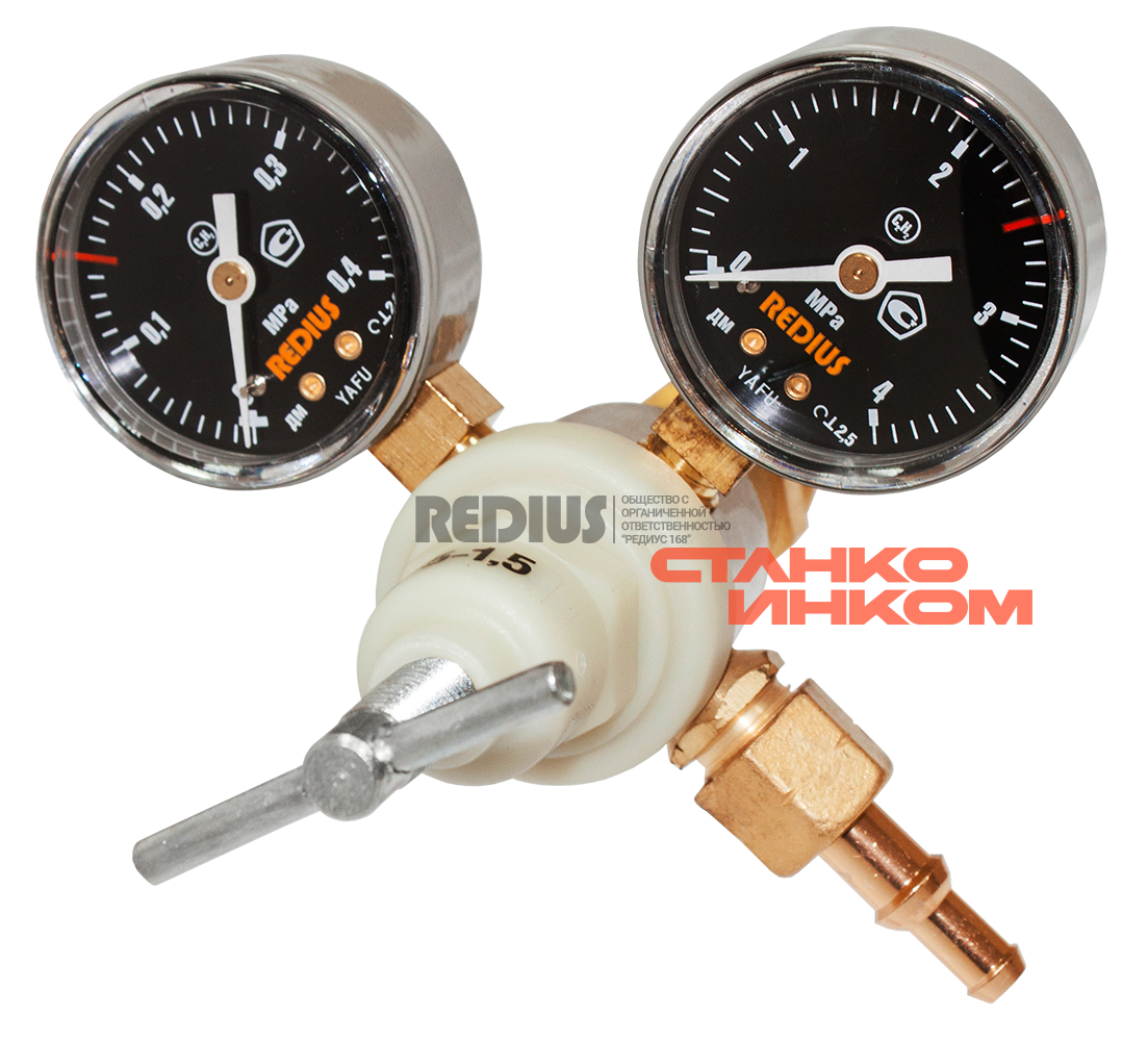Redius БАО-5-1,5 АGA Ацетиленовый редуктор Redius БАО-5-1,5 АGA Ацетиленовый редуктор — Станкоинком