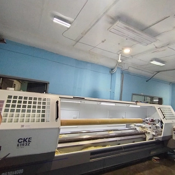 Партия токарных станков DMTG CKE6163Z/4000 для одного из крупнейших производств пластика в России