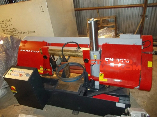 Колонный полуавтоматический ленточнопильный станок IRON-CUT CH-4070 (g4240)