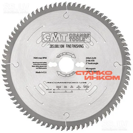 Диск пильный 300x30x3,2/2,2 10 TCG Z=96 CMT 281.096.12M