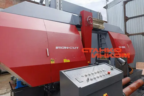 Колонный полуавтоматический ленточнопильный станок IRON-CUT CH-1000 (g42100)