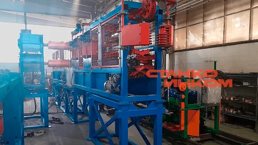 Станок для распиловки бревен Алтай-СБГ-480 с гусеничной подачей