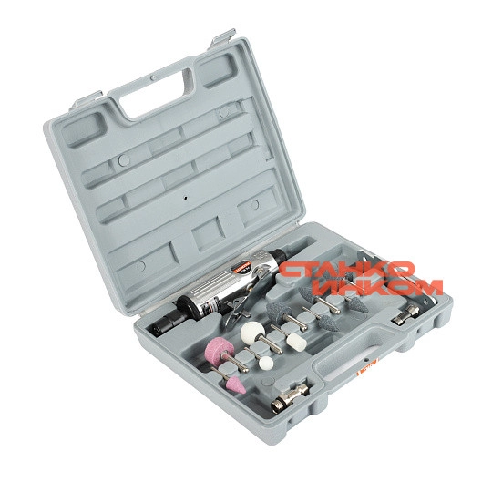 Patriot PG 160 Пневмодрель (Прямая пневмошлифмашина) с насадками в кейсе — Станкоинком