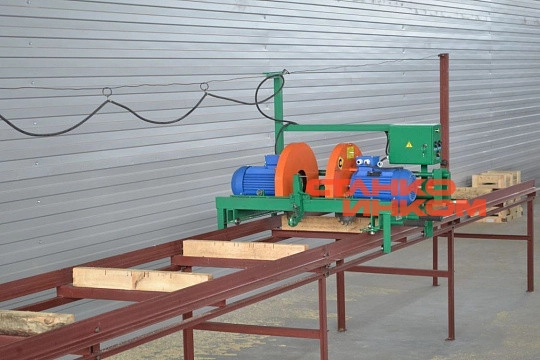 Станок дисковый, кромкорезный, двухпильный Алтай-011-1