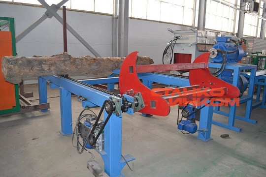 Станок дисковый двухвальный бревнопильный Алтай-СБЦ340