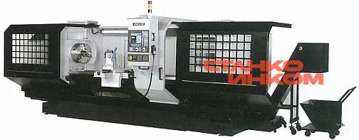 Токарный станок с ЧПУ и горизонтальной станиной Ecoca EL-9212 
