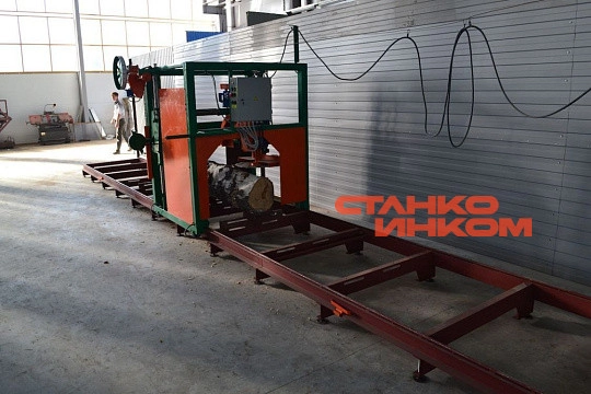 Дисковая угло-поворотная пилорама для распиловки бревен Алтай-ПДПУ600