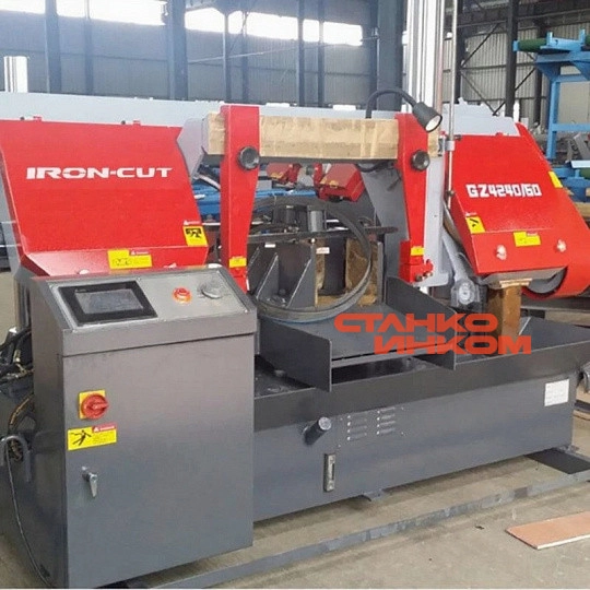 Колонный полуавтоматический ленточнопильный станок IRON-CUT CH-4070 (g4240)