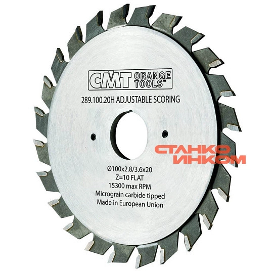 Диск пильный 120x20x2,8-3,6/ 12° FLAT Z=12+12 CMT 289.120.24H