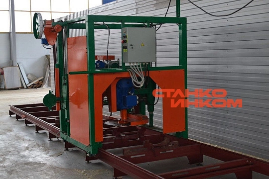 Дисковая угло-поворотная пилорама для распиловки бревен Алтай-ПДПУ600