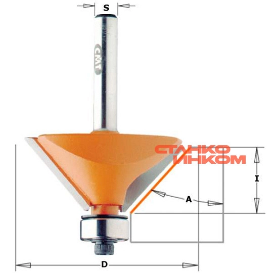 Фреза фасочная 45гр. (нижн. подш.) S=12 D=65x76,7 CMT