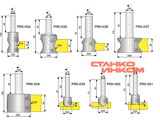Фрезы концевые